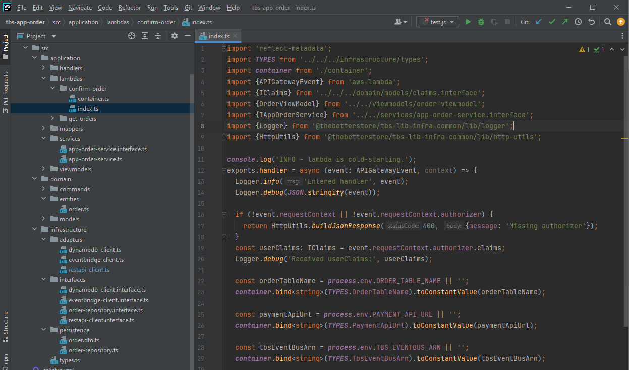 NodeJS Application Scaffolding